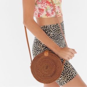 Urban Outfitters Circle Straw Bag